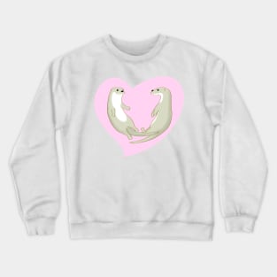 Love of Eurasian Otter Crewneck Sweatshirt